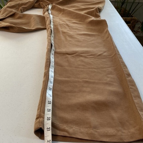 Coldwater Creek Wide Leg High Rise Soft Drape Pants 100% Tencel Flap Back Pocket - Picture 10 of 14